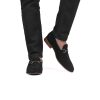 Men's Suede Loafers And Derby Shoes Black Footwear